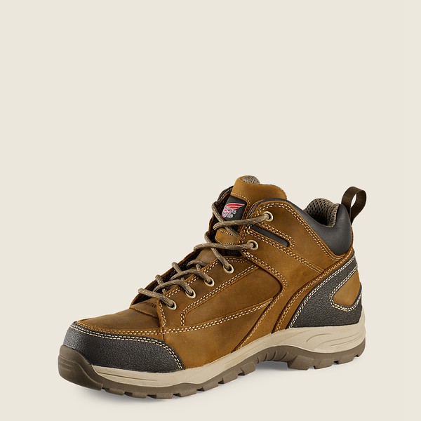 Vandrestøvler Herre - Red Wing Truhiker - 5-Inch Safety Toe - Brune - GTFHJL-729